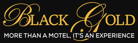 black gold motel logo
