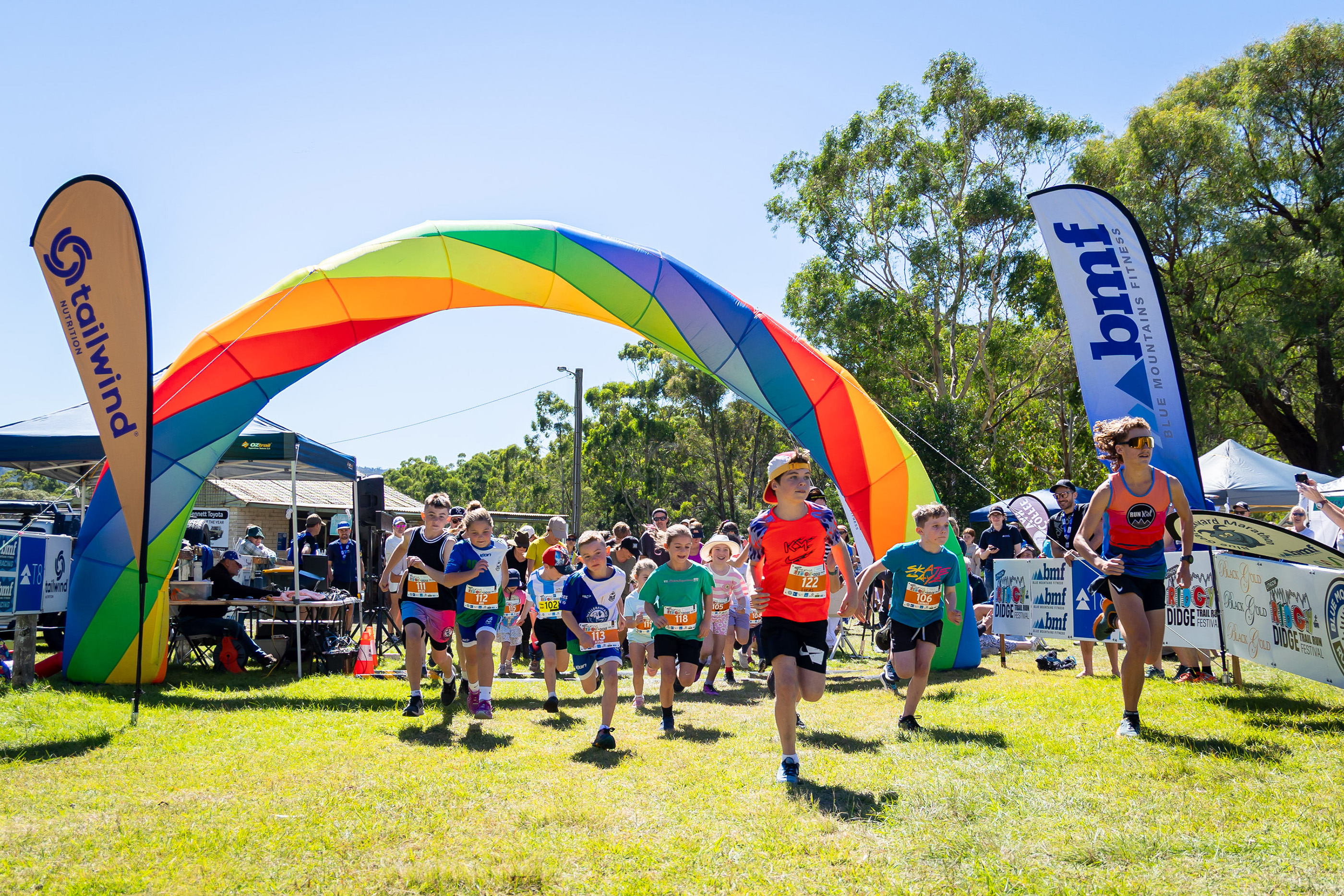 ridgy didge trail race kids race